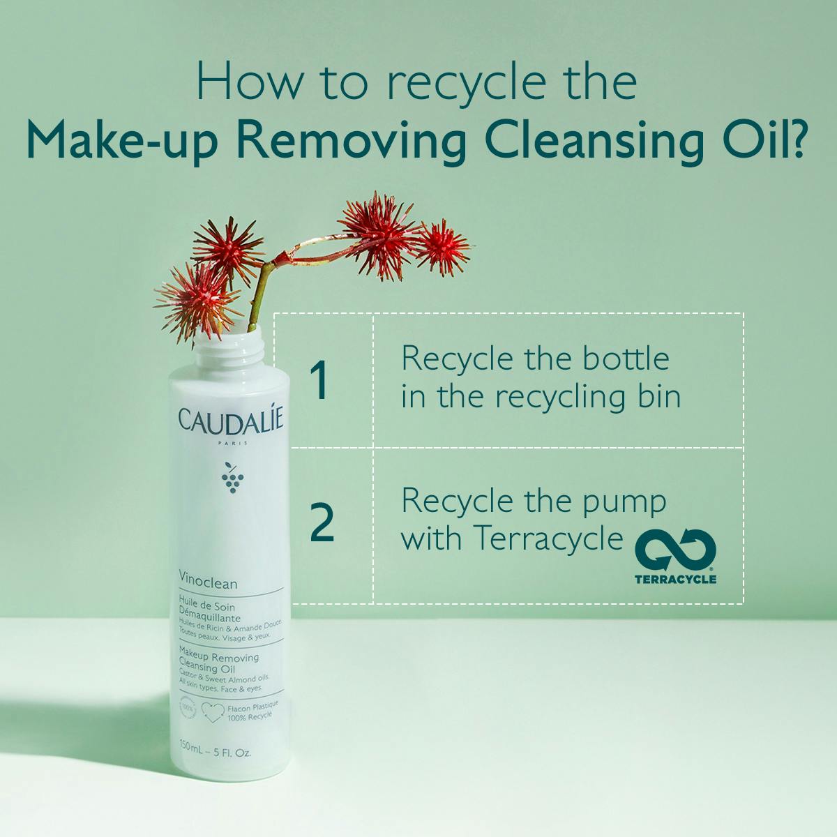 Tẩy Trang Caudalie Vinoclean Make-Up Removing Cleansing Oil #150 mL
