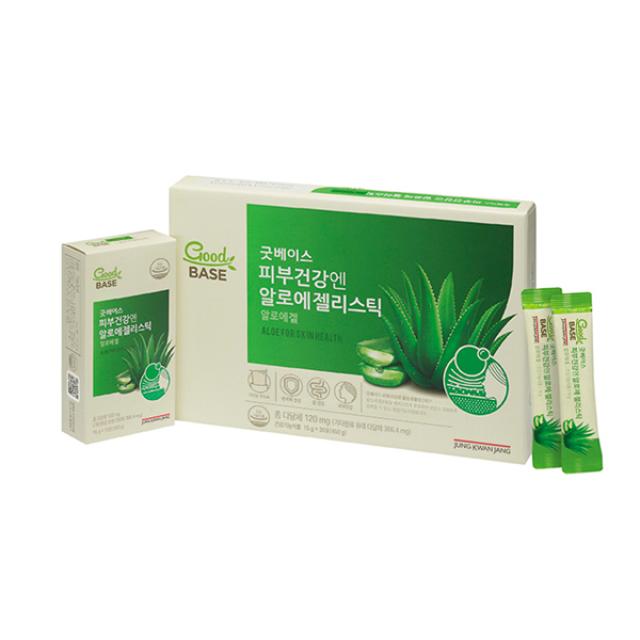 Thạch KGC Jung Kwan Jang Good Base Aloe for Skin Health #30 Packs-Kallos