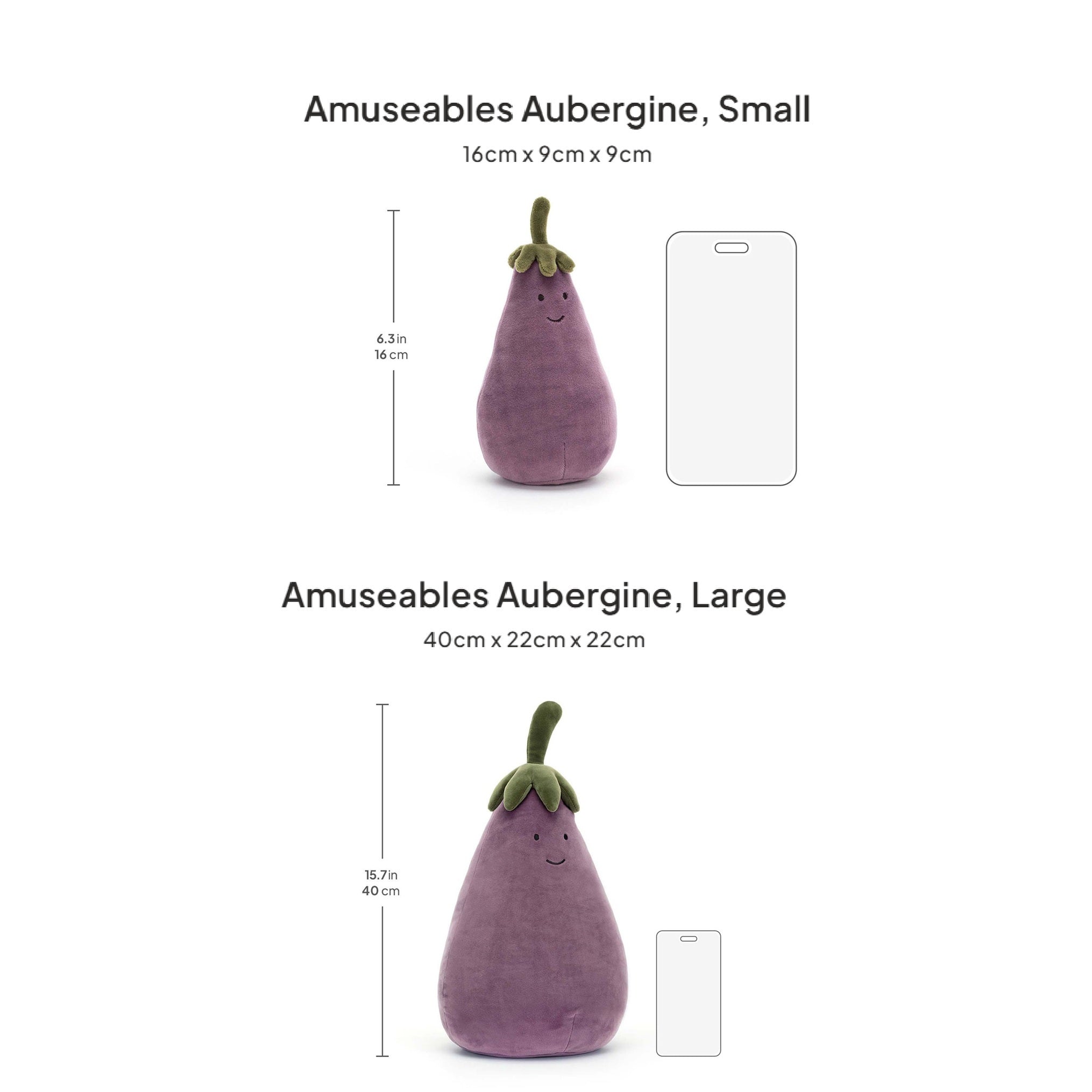 Thú Bông JELLYCAT Amuseables Aubergine-Kallos