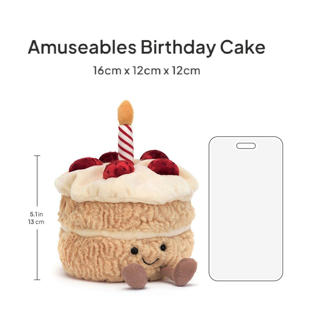 Thú Bông JELLYCAT Amuseables Birthday Cake