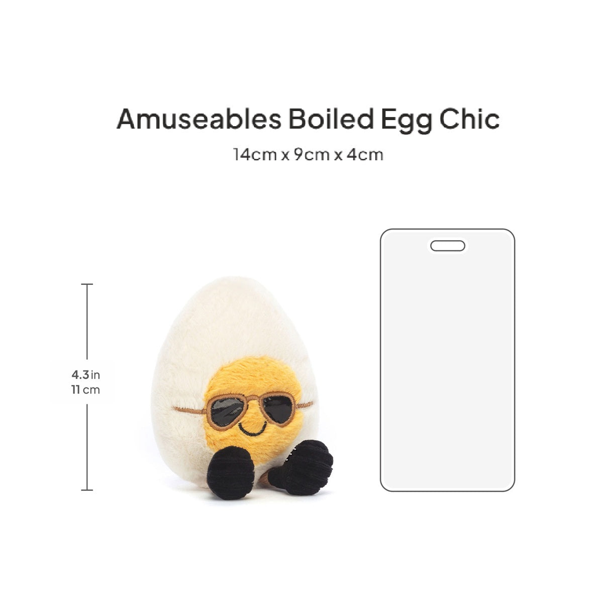 Thú Bông JELLYCAT Amuseables Boiled Egg Chic
