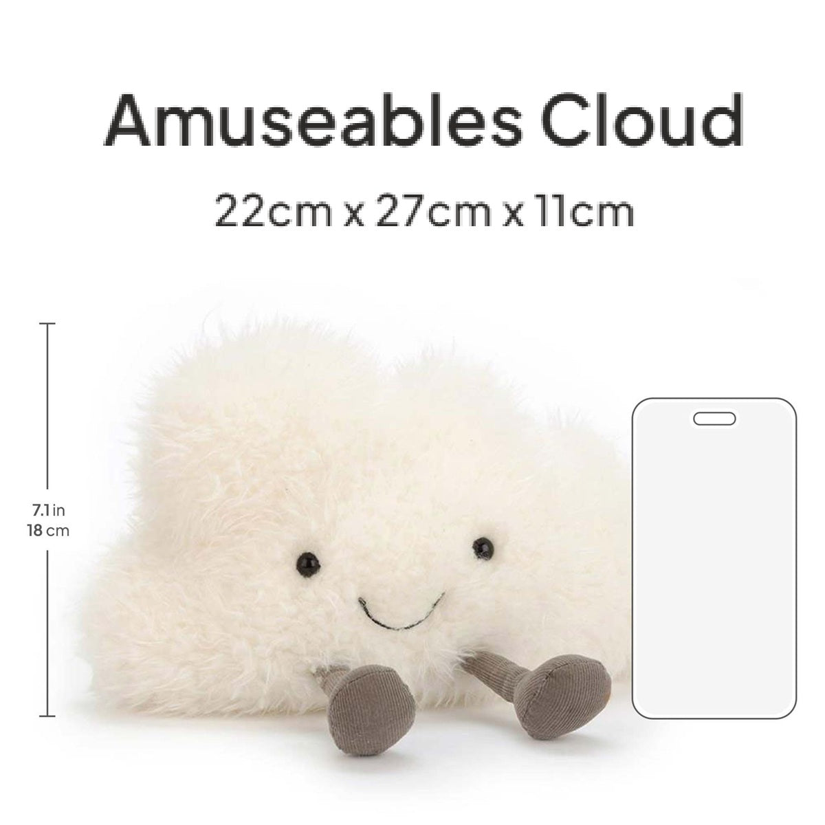 Thú Bông JELLYCAT Amuseables Cloud