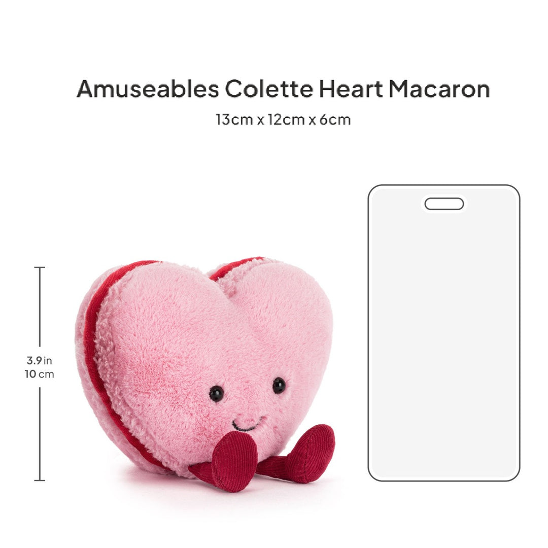 Thú Bông JELLYCAT Amuseables Colette Heart Macaron