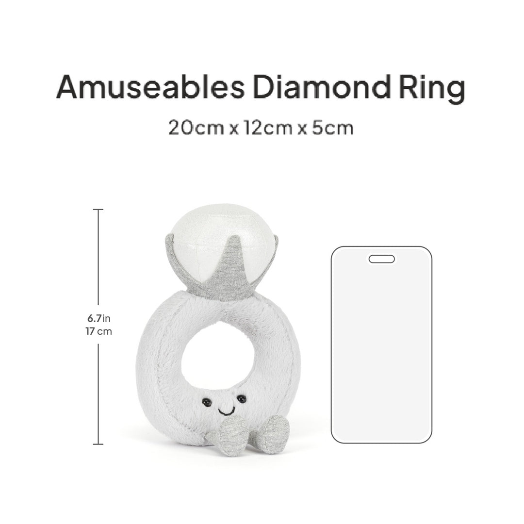 Thú Bông JELLYCAT Amuseables Diamond Ring