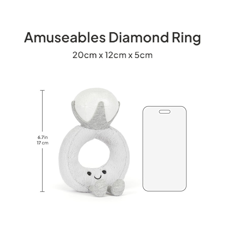 Thú Bông JELLYCAT Amuseables Diamond Ring-Kallos