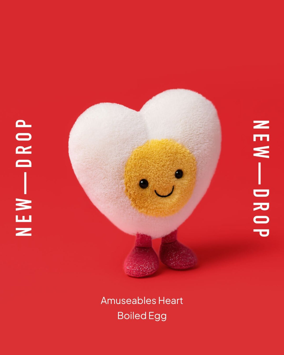Thú Bông JELLYCAT Amuseables Heart Boiled Egg