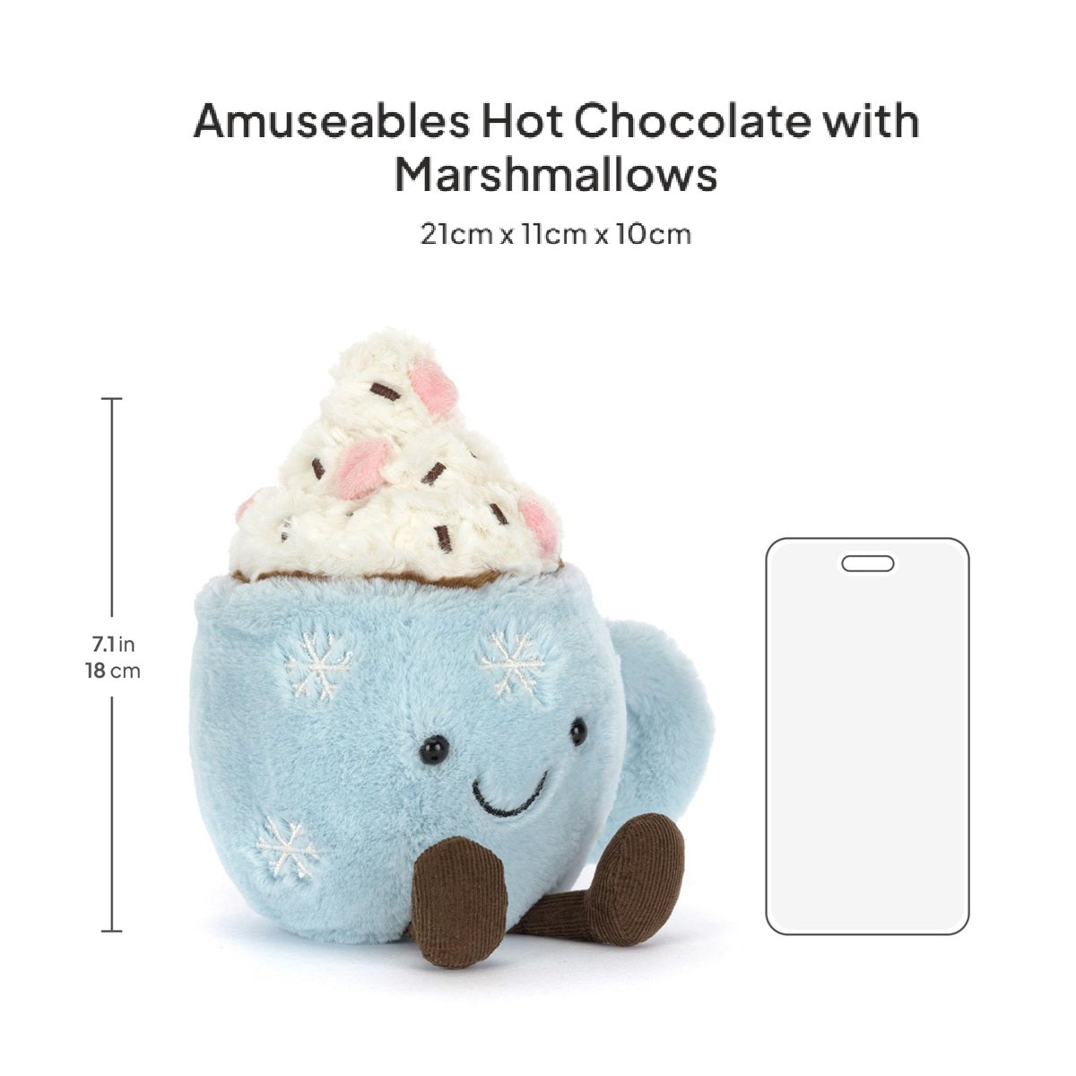 Thú Bông JELLYCAT Amuseables Hot Chocolate With Marshmallows