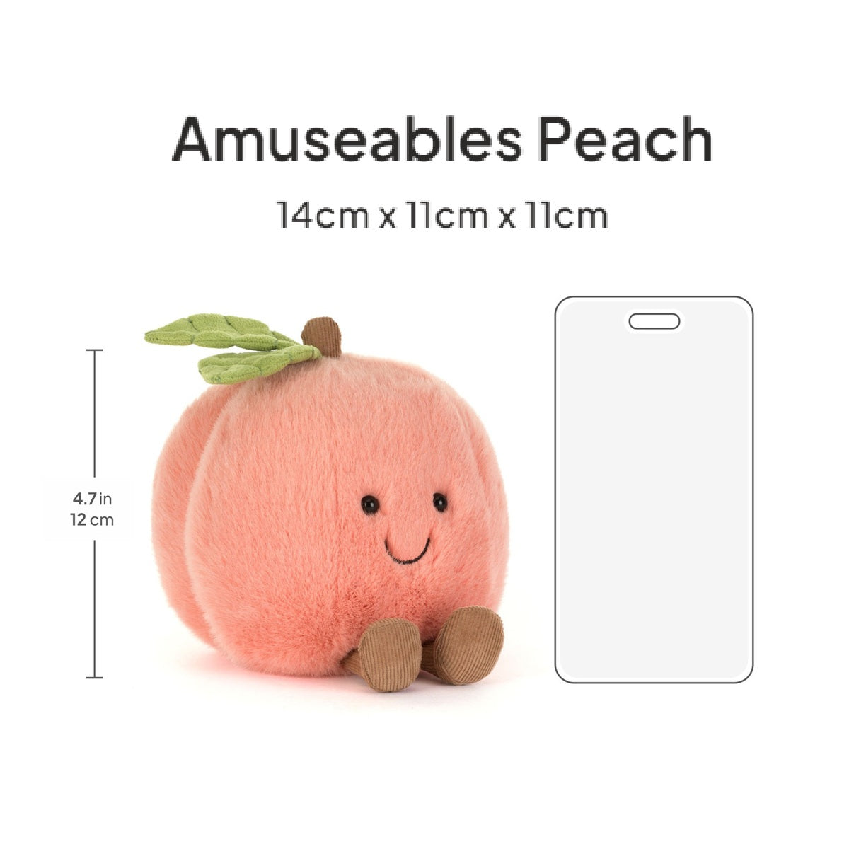 Thú Bông JELLYCAT Amuseables Peach