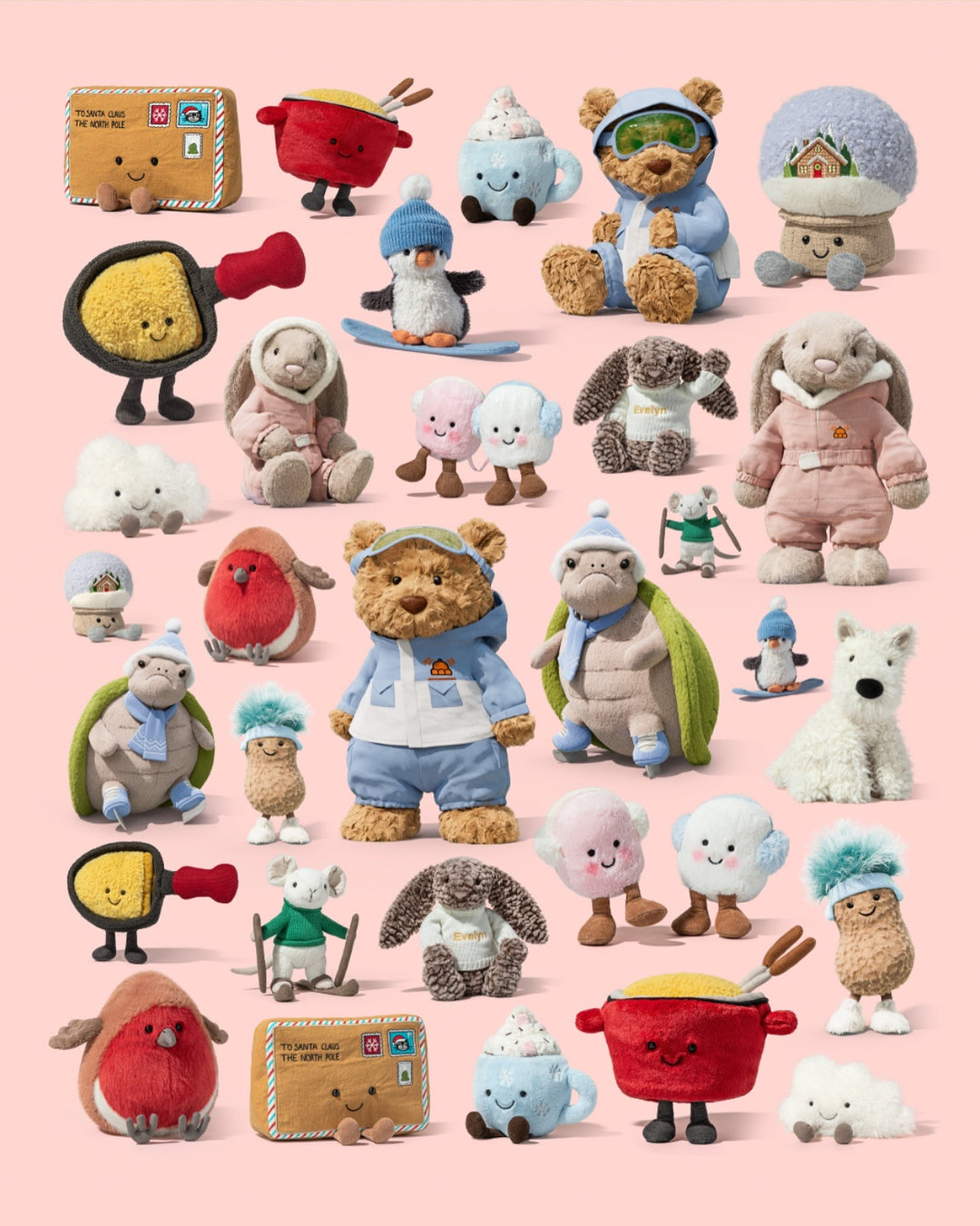 Thú Bông JELLYCAT Amuseables Peanut Après Ski