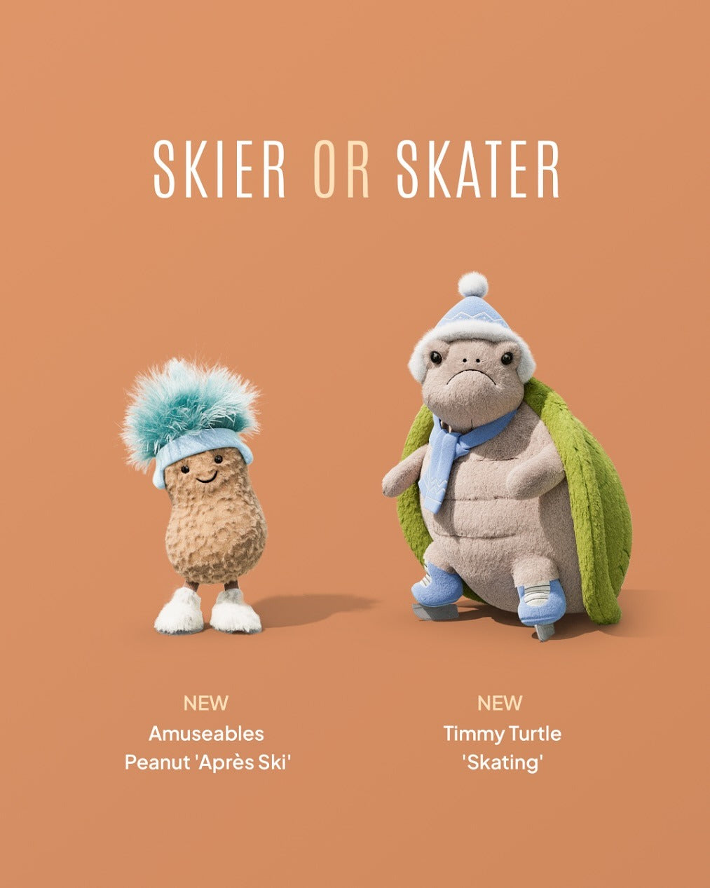 Thú Bông JELLYCAT Amuseables Peanut Après Ski