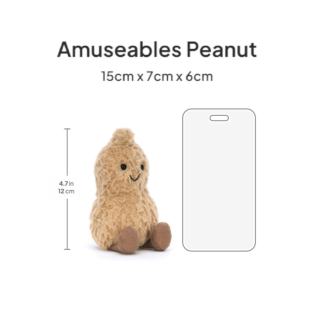 Thú Bông JELLYCAT Amuseables Peanut