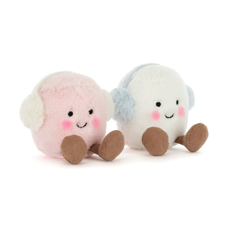 Thú Bông JELLYCAT Amuseables Toastie Pink And White Marshmallows-Kallos