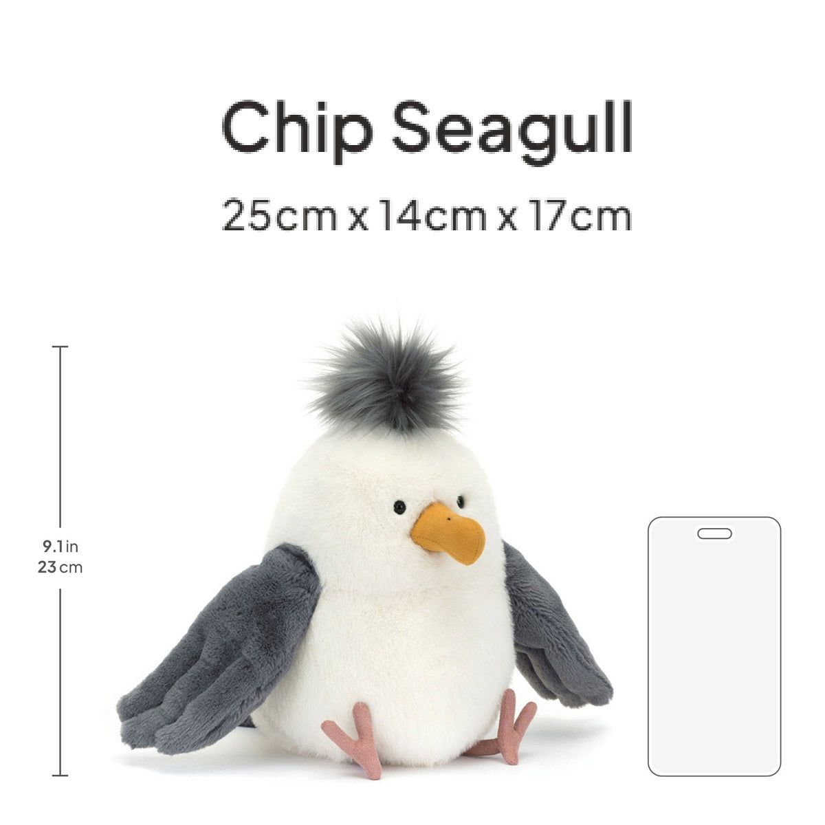 Thú Bông JELLYCAT Chip Seagull