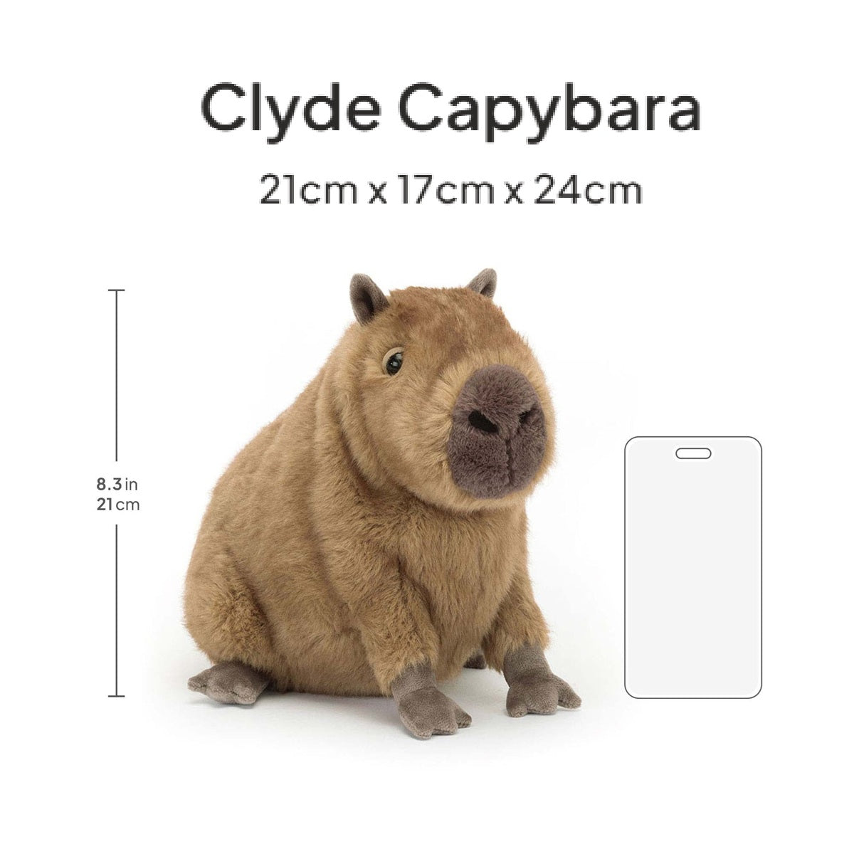 Thú Bông JELLYCAT Clyde Capybara