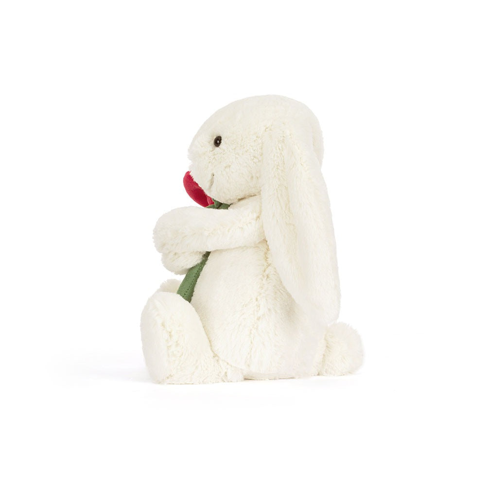 Thú Bông JELLYCAT Cream Bunny With Rose