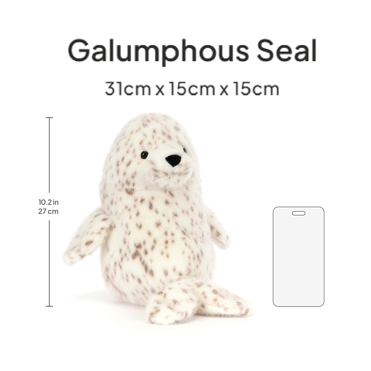 Thú Bông JELLYCAT Galumphous Seal
