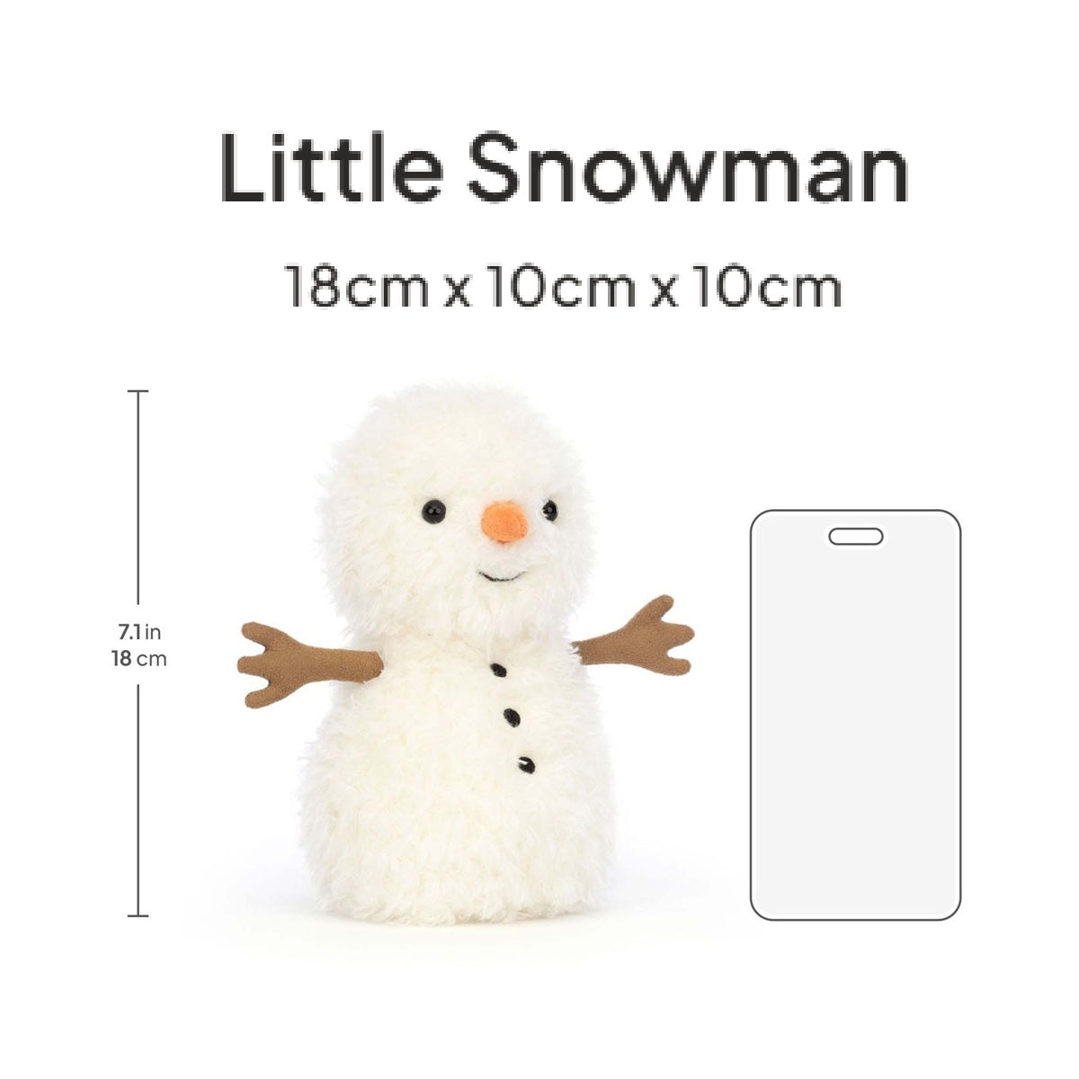 Thú Bông JELLYCAT Little Snowman