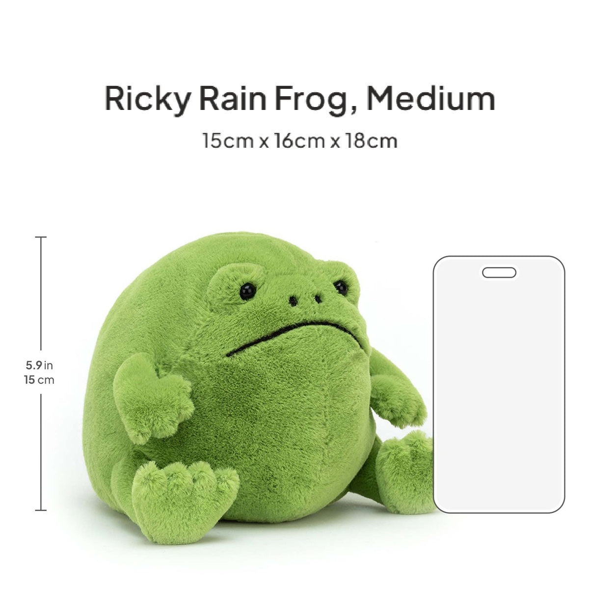 Thú Bông JELLYCAT Ricky Rain Frog