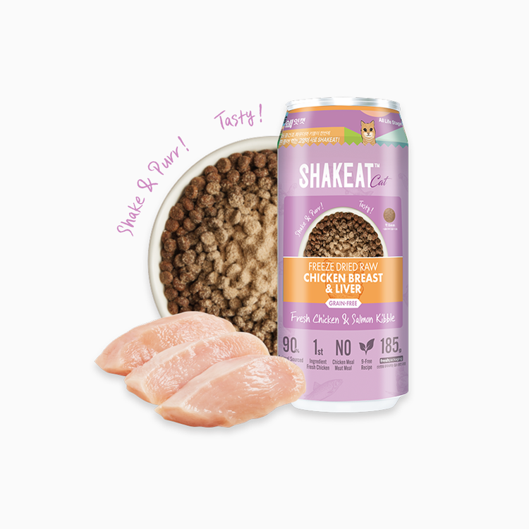 Thức Ăn Mèo DAEJOO Shakeat Cat Freeze Dried Chicken Breast & Liver - Kallos Vietnam