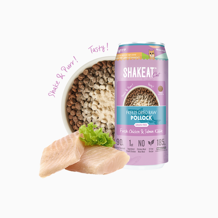 Thức Ăn Mèo DAEJOO Shakeat Cat Freeze Dried Raw Pollock - Kallos Vietnam