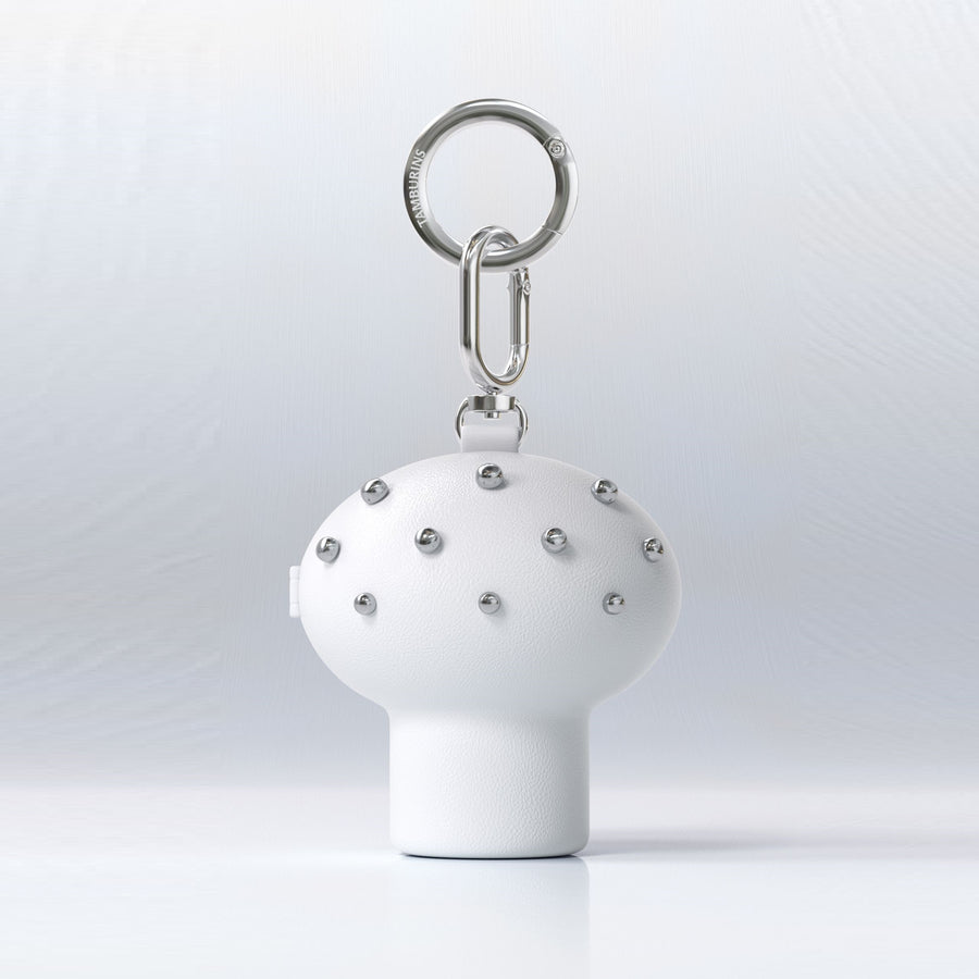 Vỏ Đựng Nước Hoa Tamburins Leather Wear Perfume Oil White Case-Kallos