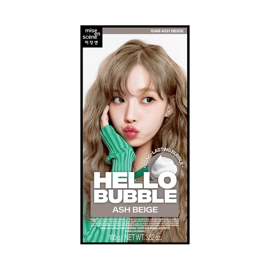 Thuốc Nhuộm Tóc Mise En Scene Hello Bubble #10AB Ash Beige-Kallos