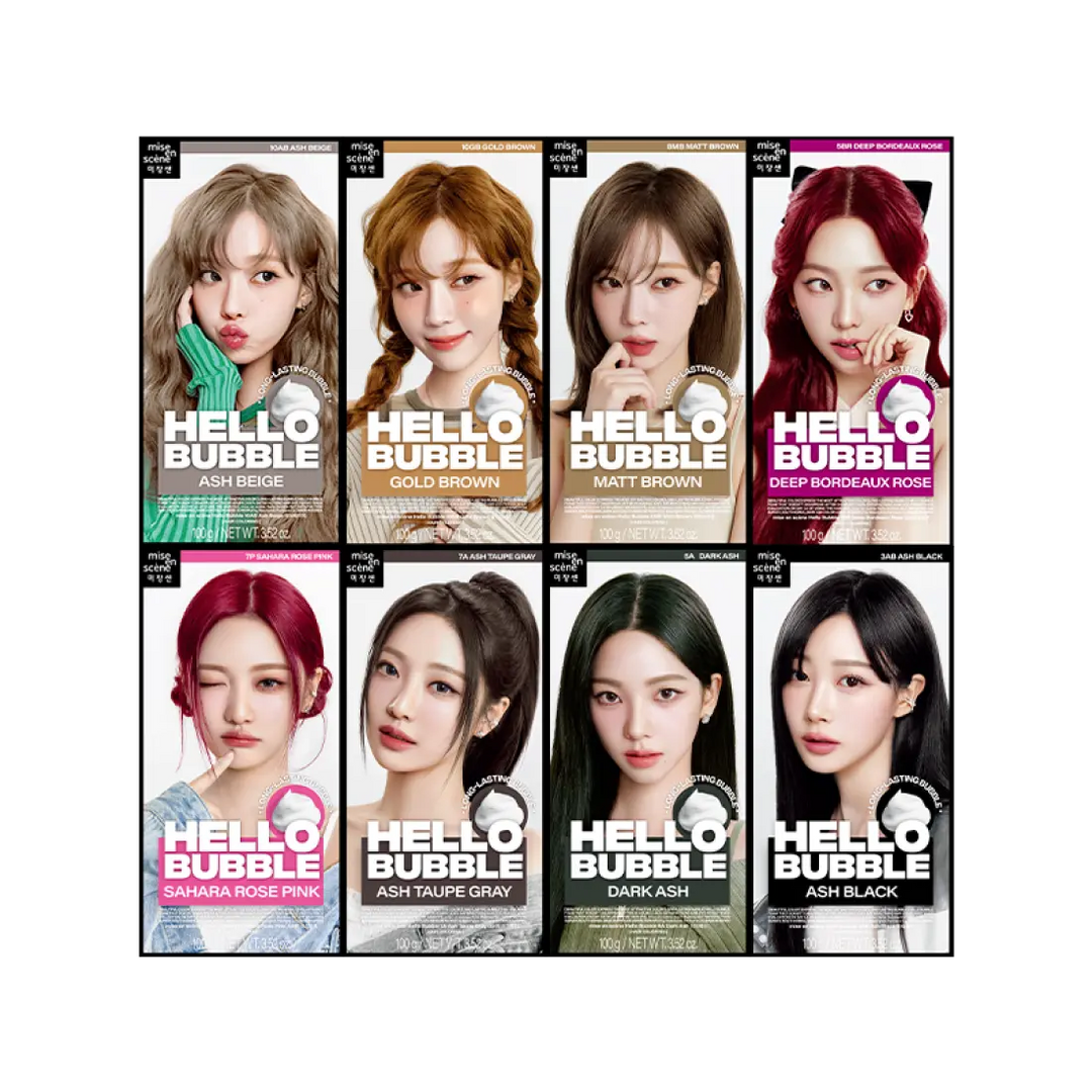 Thuốc Nhuộm Tóc Mise En Scene Hello Bubble #3NT Dark Choco
