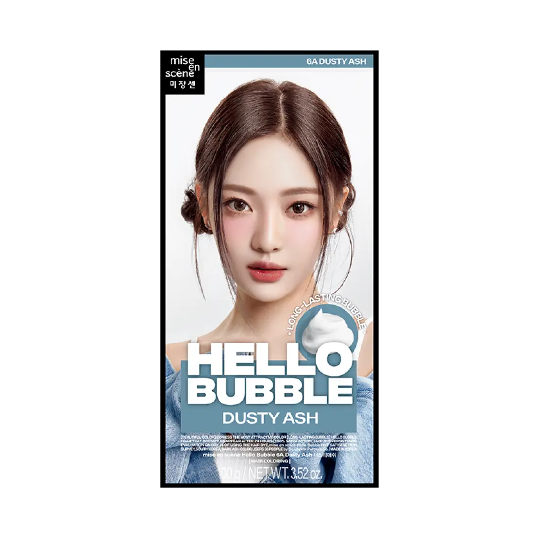 Thuốc Nhuộm Tóc Mise En Scene Hello Bubble #6A Dusty Ash