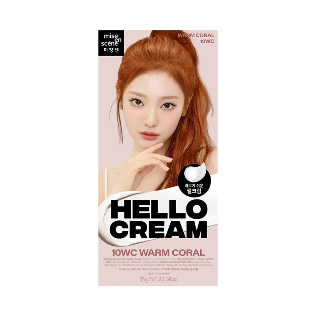 Thuốc Nhuộm Tóc Mise En Scene Hello Cream #10WC Warm Coral