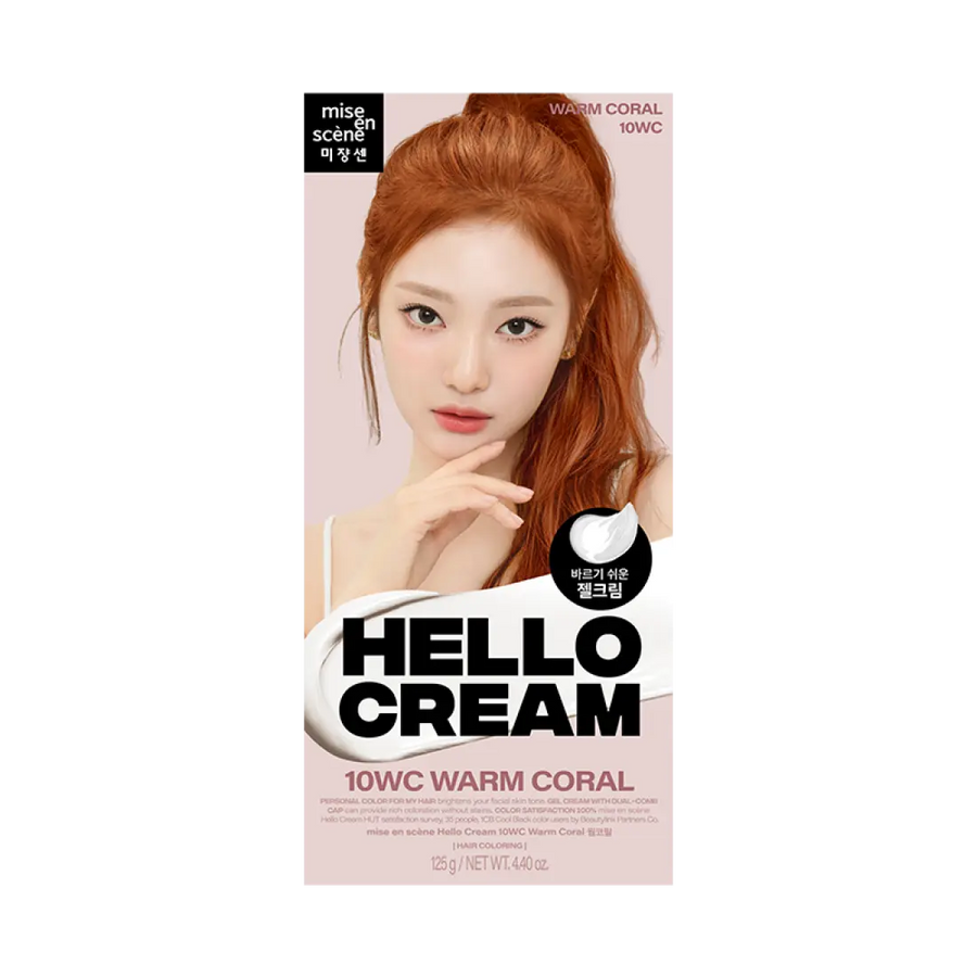Thuốc Nhuộm Tóc Mise En Scene Hello Cream #10WC Warm Coral-Kallos