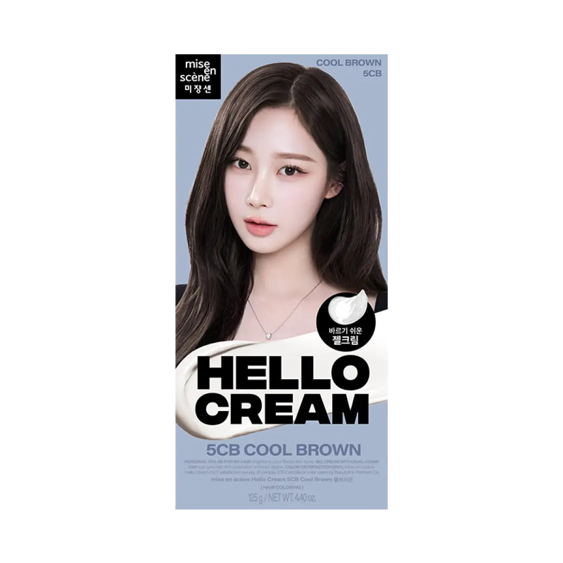 Thuốc Nhuộm Tóc Mise En Scene Hello Cream #5CB Cool Brown-Kallos