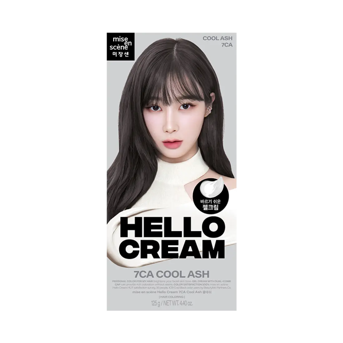 Thuốc Nhuộm Tóc Mise En Scene Hello Cream #7CA Cool Ash