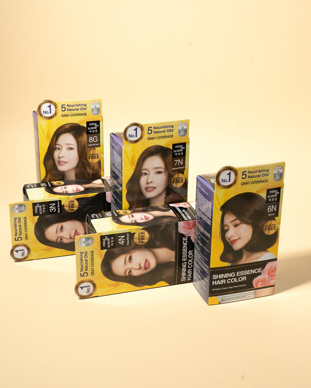 Thuốc Nhuộm Tóc Mise En Scene Shining Essence #3N Black Brown