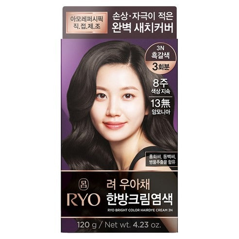 Thuốc Nhuộm Tóc RYO Bright Color Hairdye Cream #3N Dark Brown