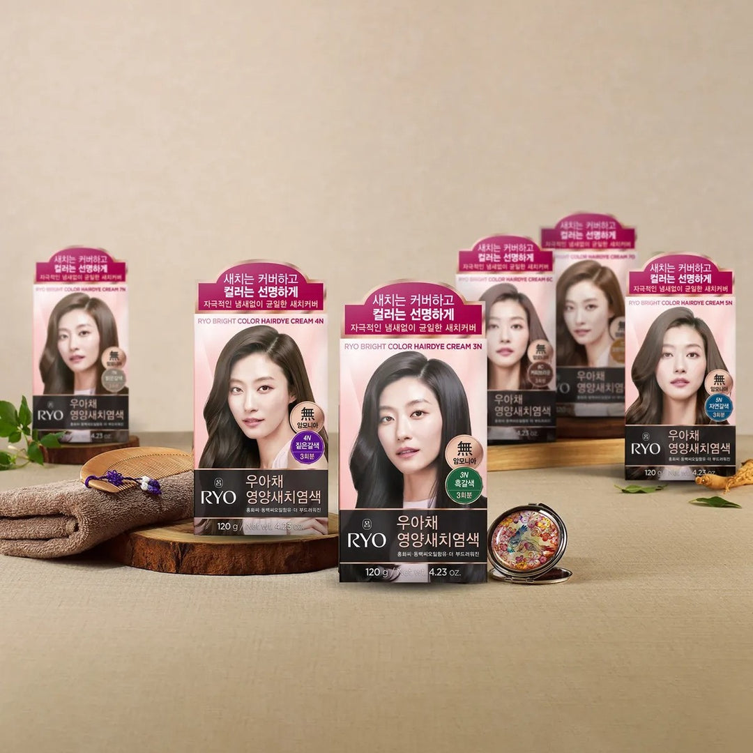 Thuốc Nhuộm Tóc RYO Bright Color Hairdye Cream #4N Dark Brown