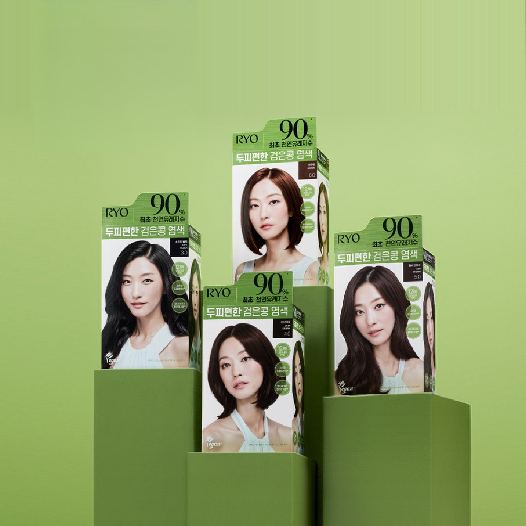 Thuốc Nhuộm Tóc RYO Vegan Hair Dye Cream #4.0 Deep Brown