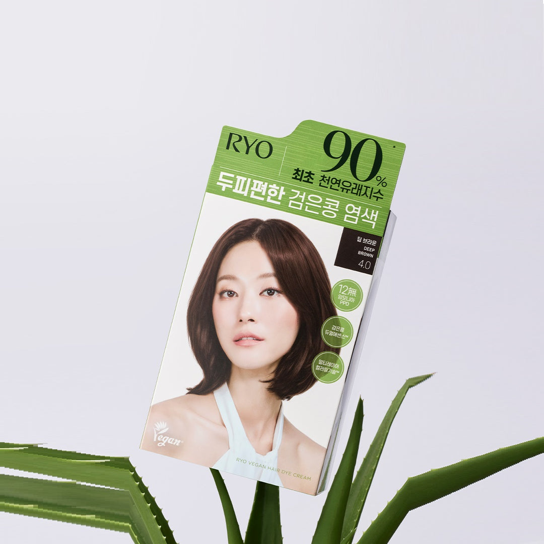 Thuốc Nhuộm Tóc RYO Vegan Hair Dye Cream #4.0 Deep Brown