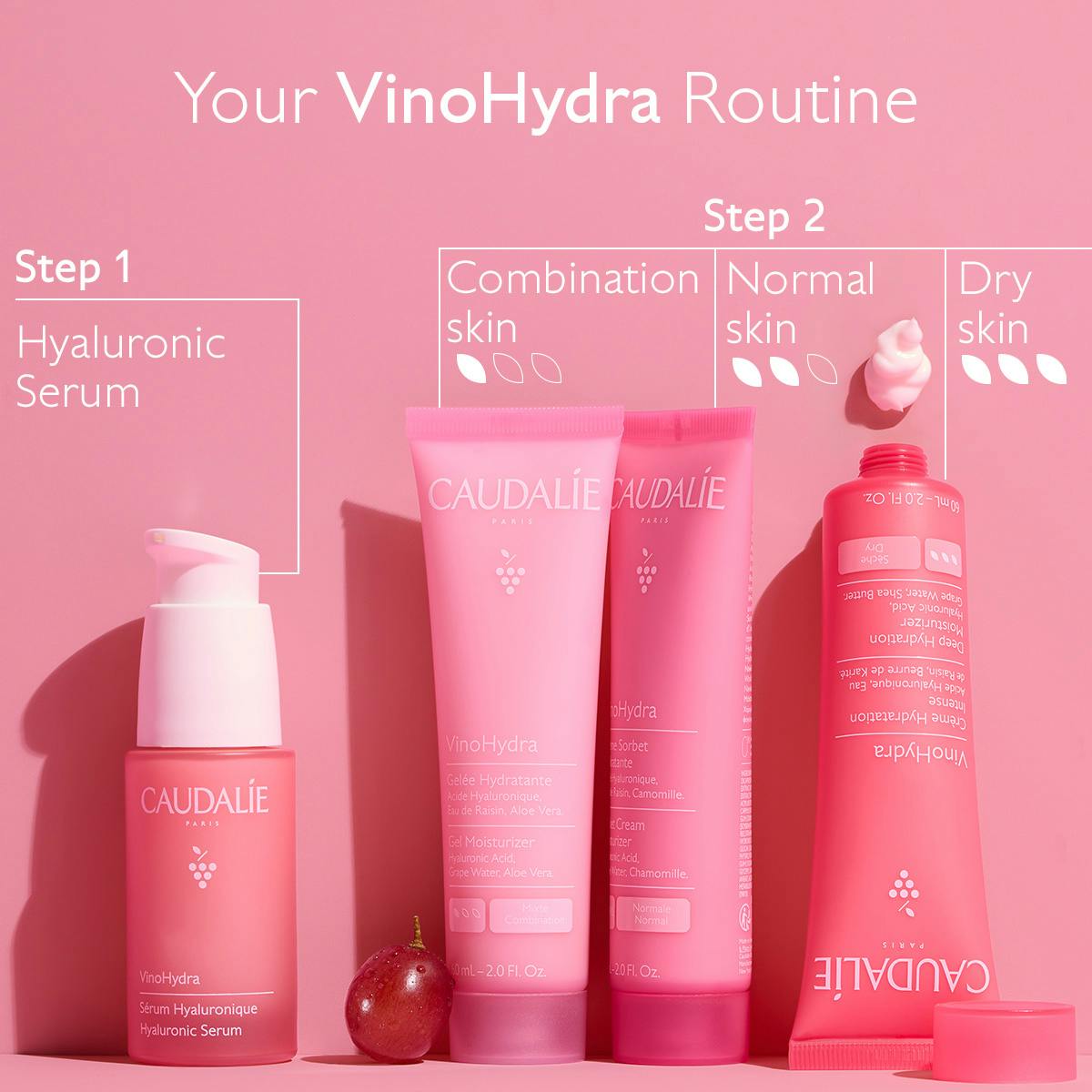 Tinh Chất Caudalie VinoHydra Hyaluronic Serum #30 mL