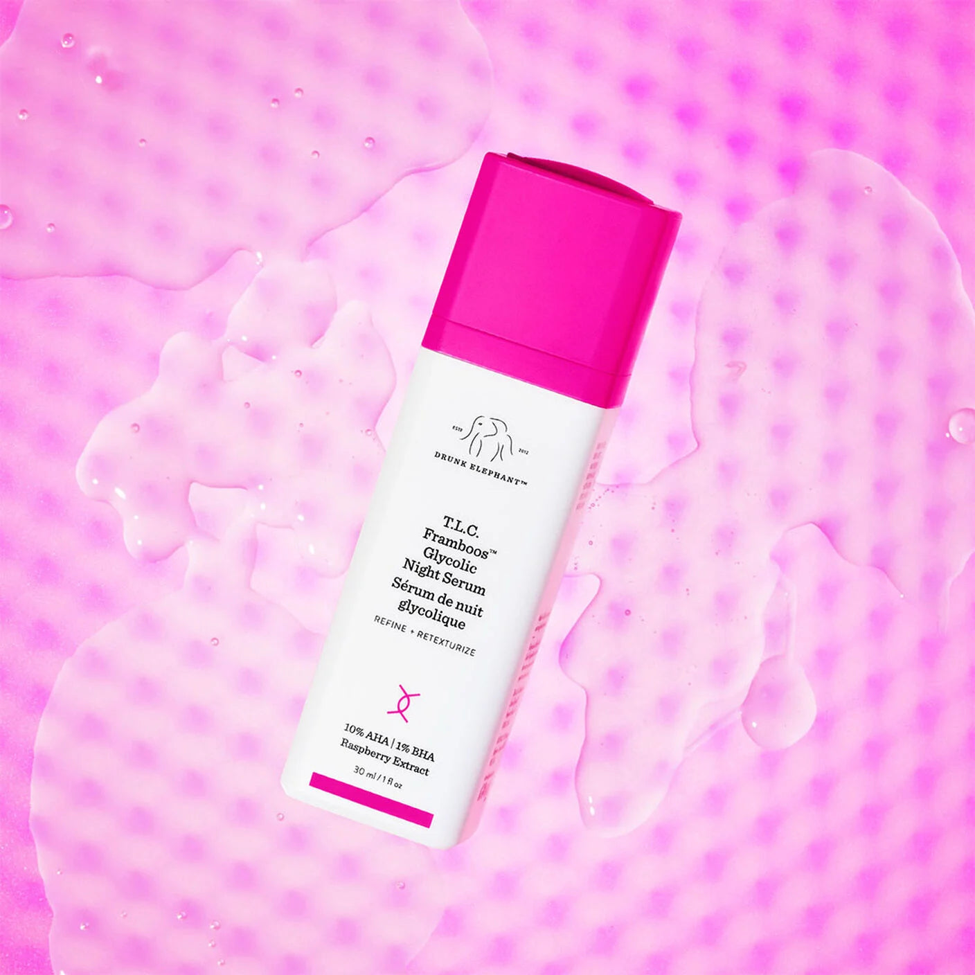 Tinh Chất Drunk Elephant T.L.C. Framboos Glycolic Night Serum-Kallos