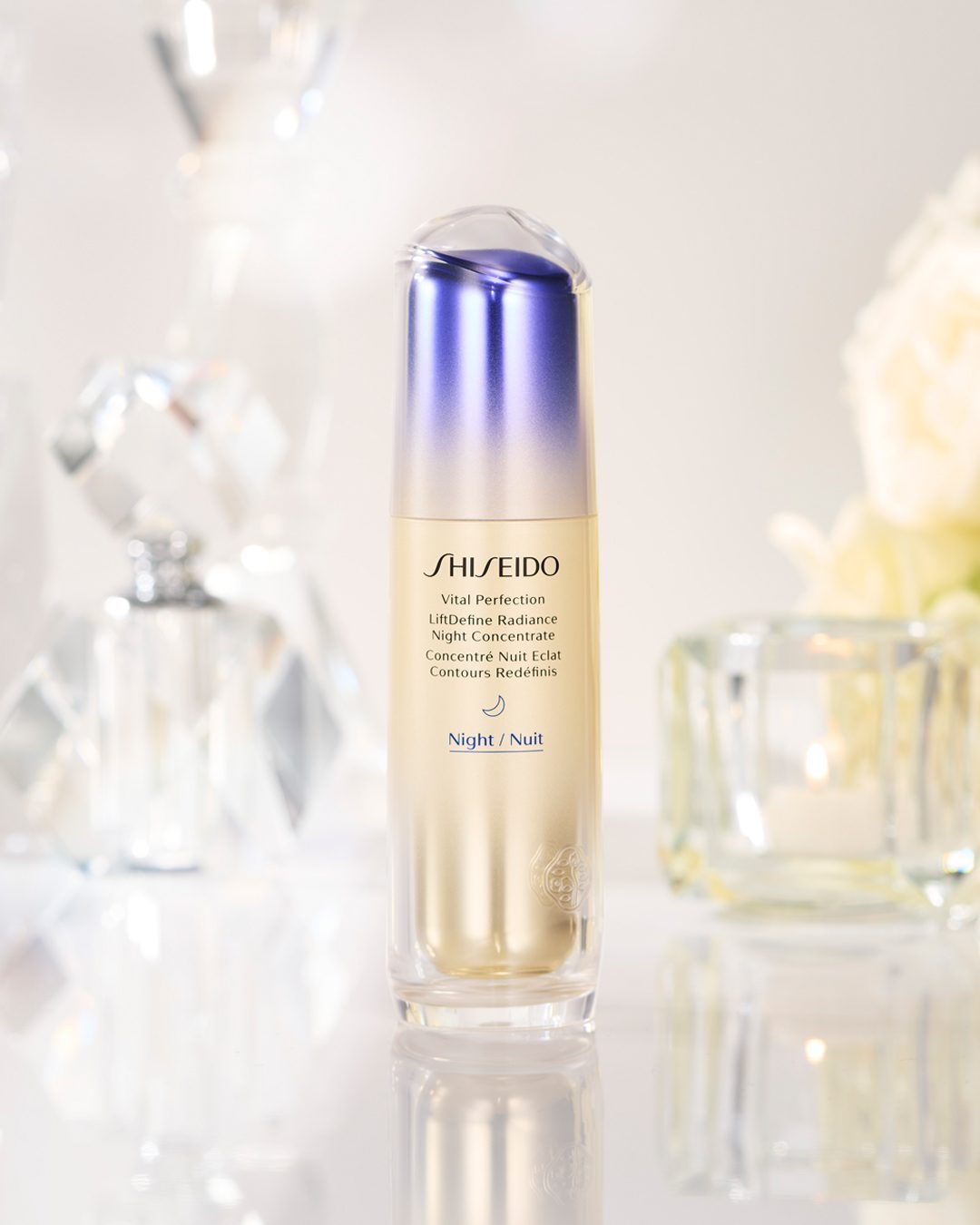 Tinh Chất SHISEIDO Vital Perfection LiftDefine Radiance Night Concentrate