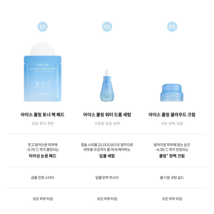 Tinh Chất TIRTIR Ice Cooling Water Drop Serum-Kallos