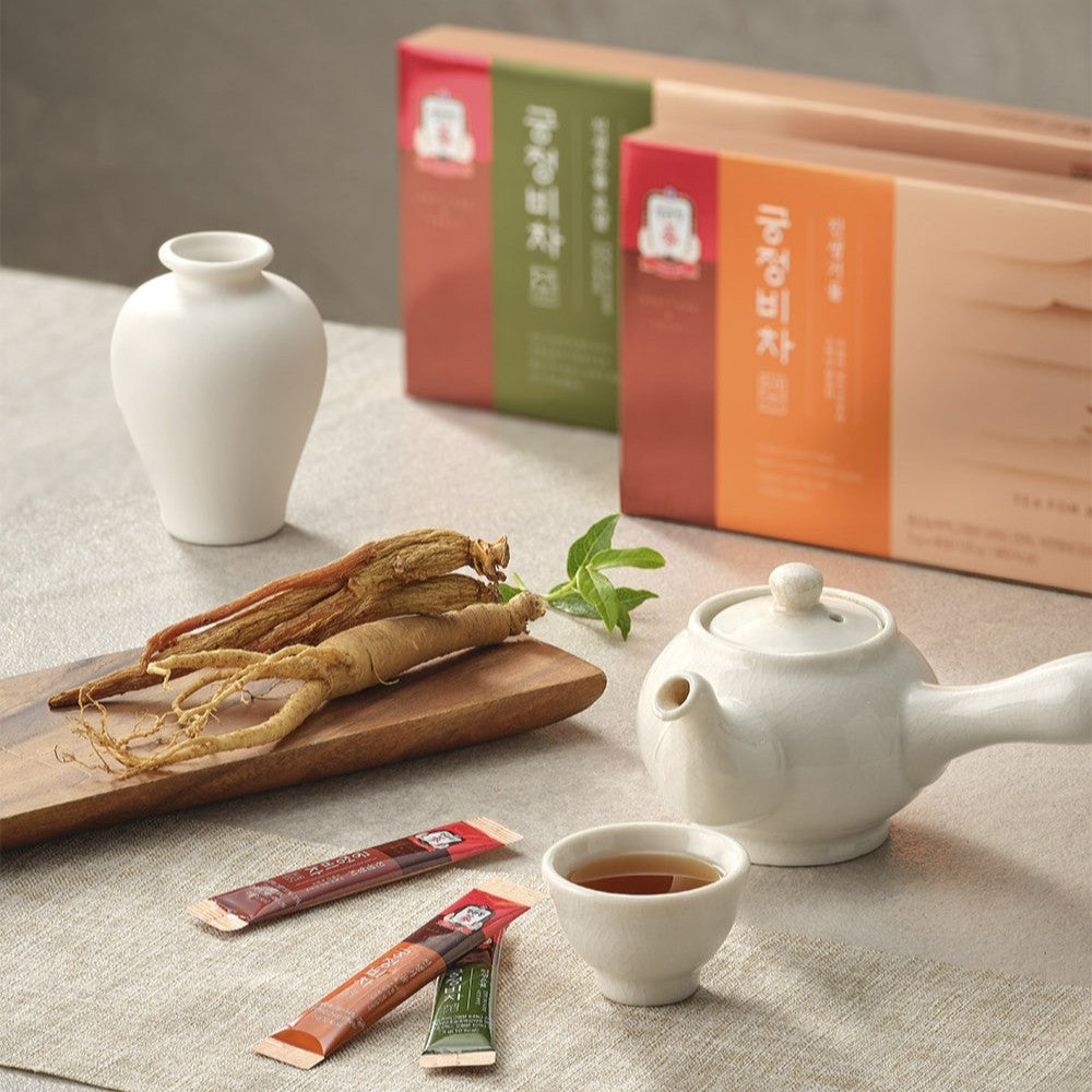 Trà KGC Jung Kwan Jang Palace Secret Tea Ginseng Onyul #40 Sachets-Kallos