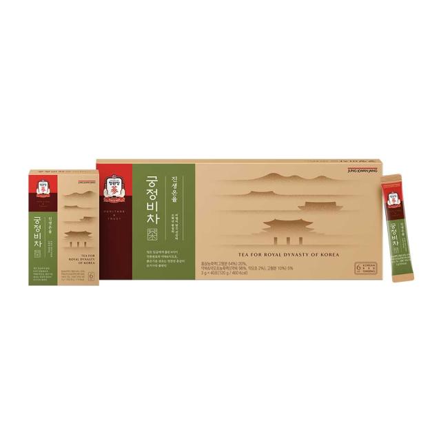 Trà KGC Jung Kwan Jang Palace Secret Tea Ginseng Onyul #40 Sachets-Kallos