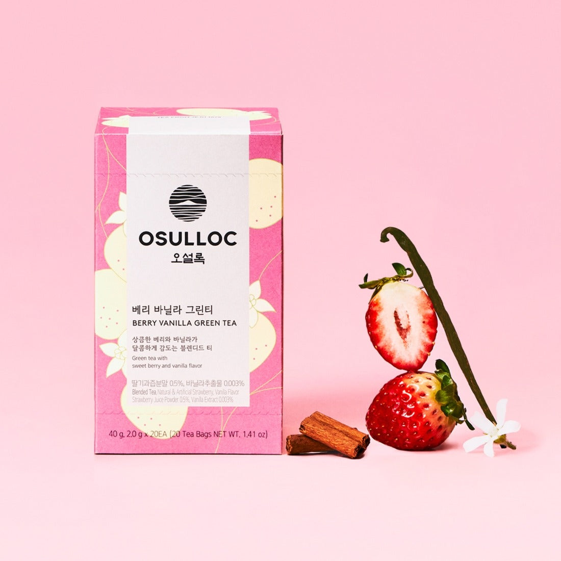 Trà OSULLOC Berry Vanilla Green Tea-Kallos