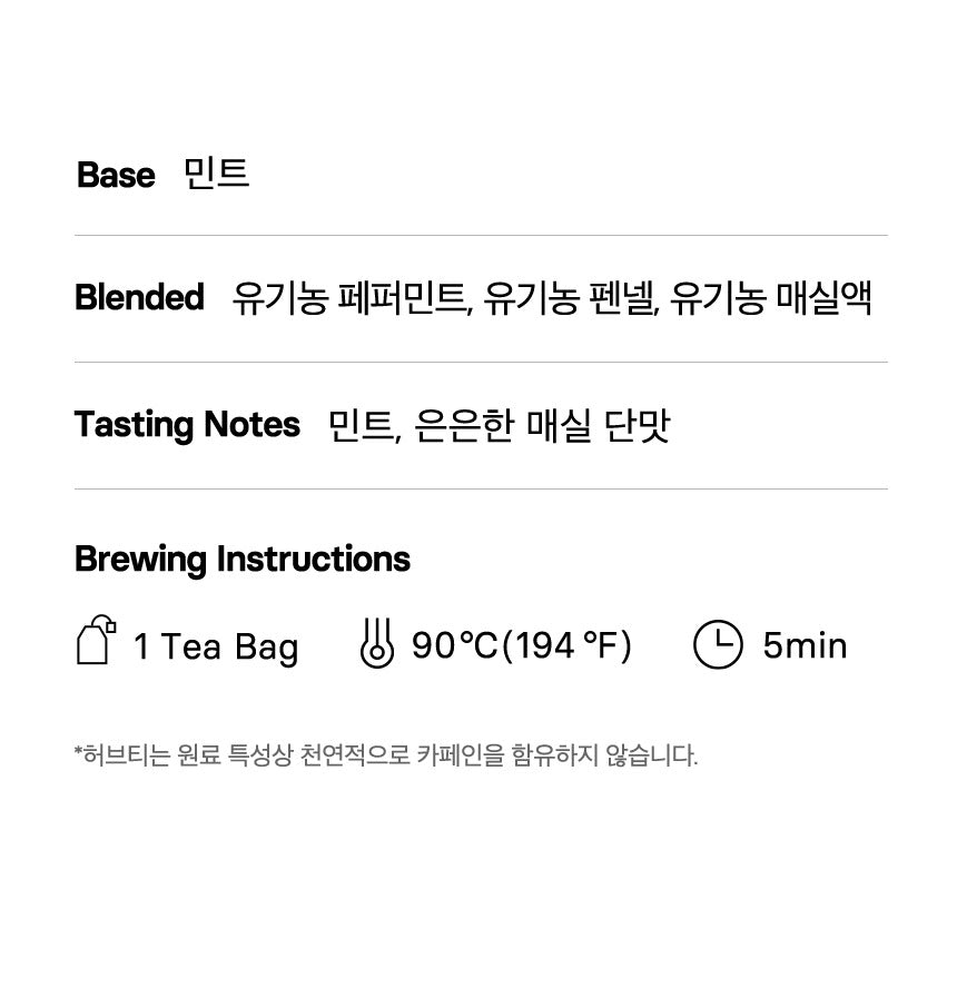 Trà OSULLOC Mellow Mint Tea