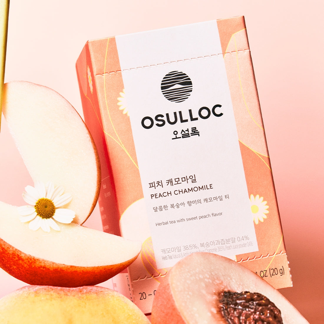 Trà OSULLOC Peach Chamomile-Kallos