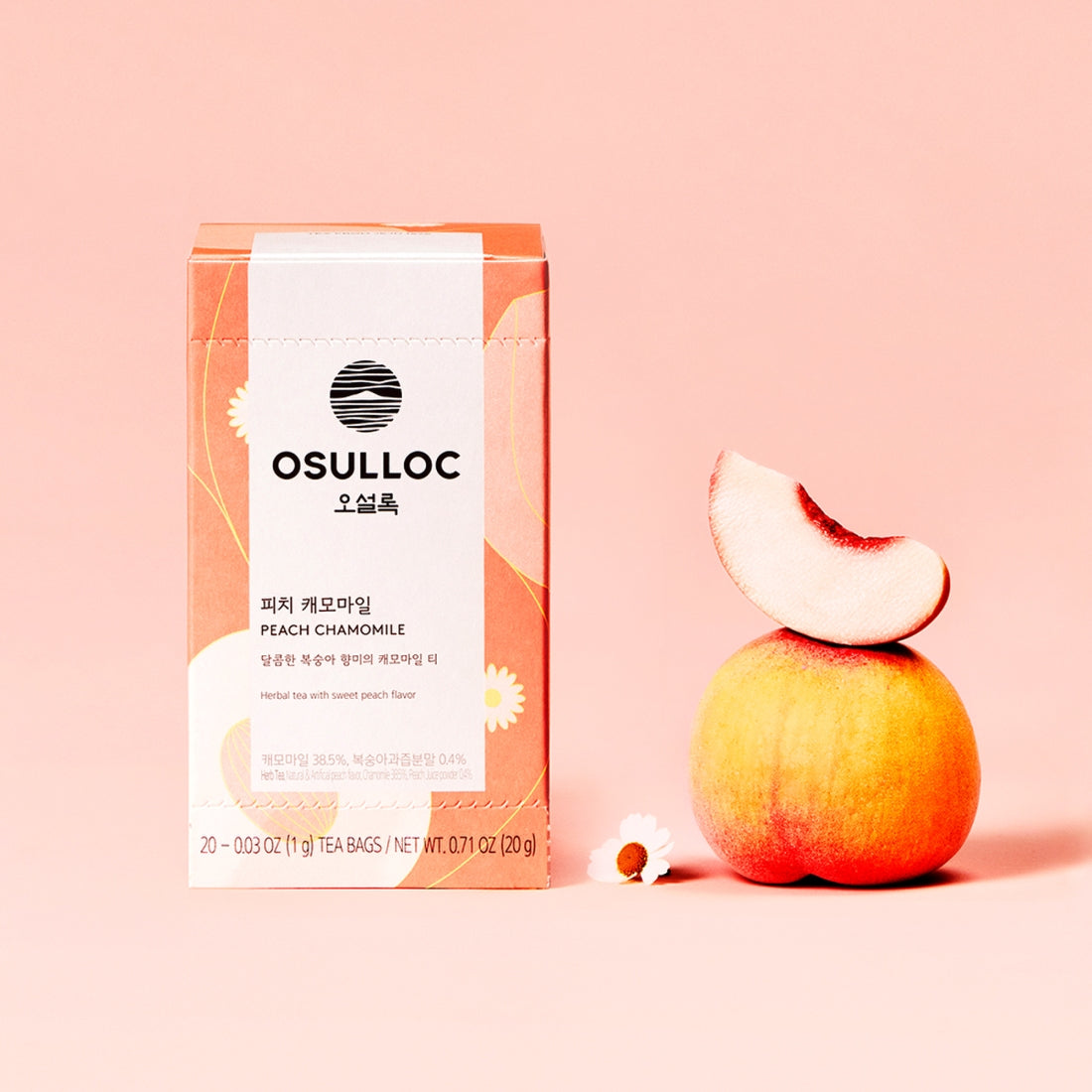Trà OSULLOC Peach Chamomile-Kallos