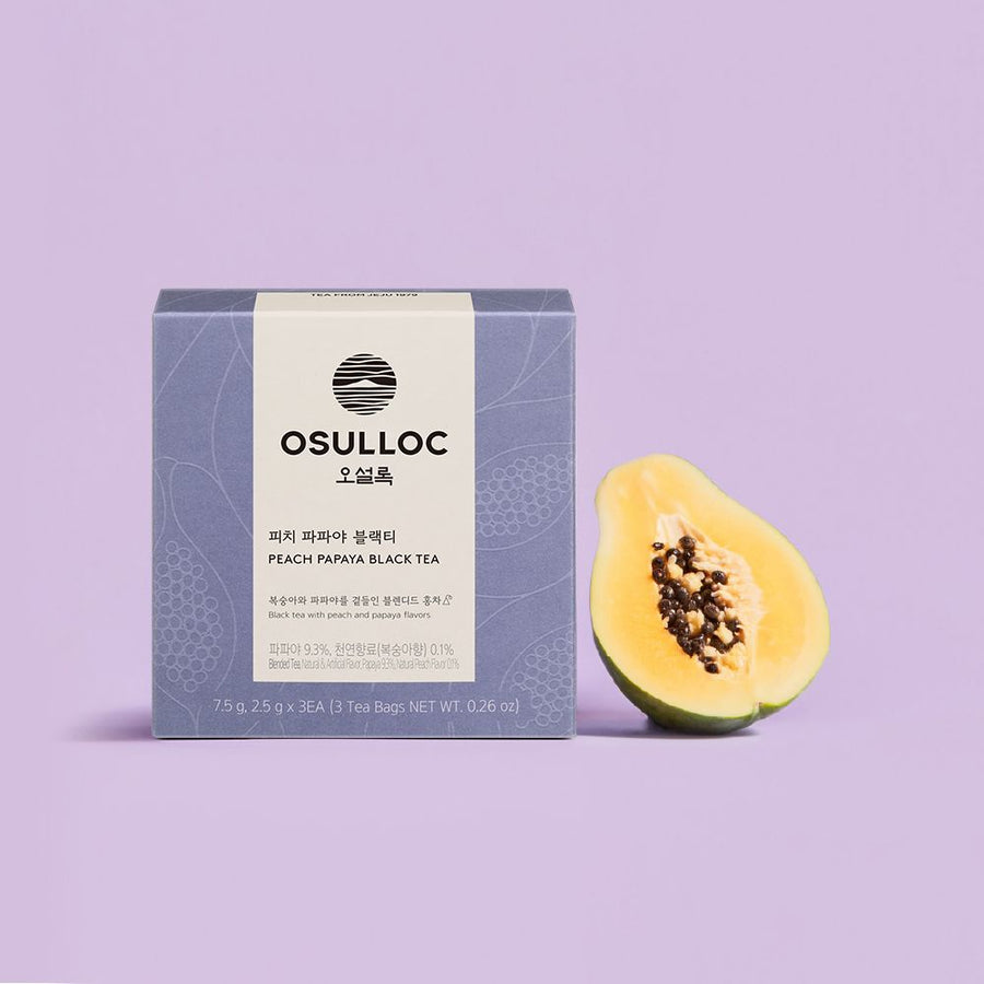 Trà OSULLOC Peach Papaya Black Tea - Kallos Vietnam