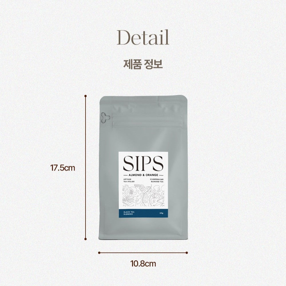 Trà SIPS Almond and Orange #60 Gram-Kallos
