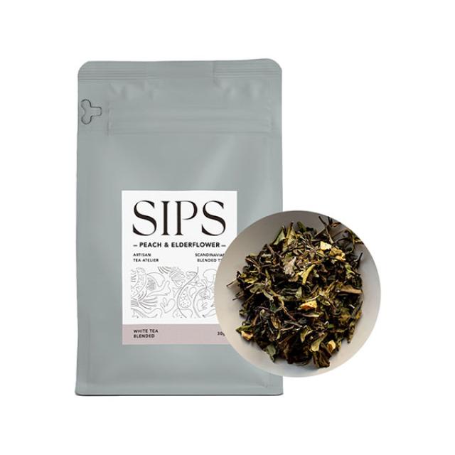 Trà SIPS Peach and Elderflower #30 Gram-Kallos